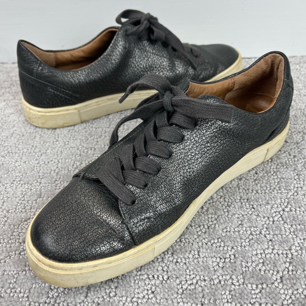 Frye ivy low lace pewter sneaker 7.5 womens
